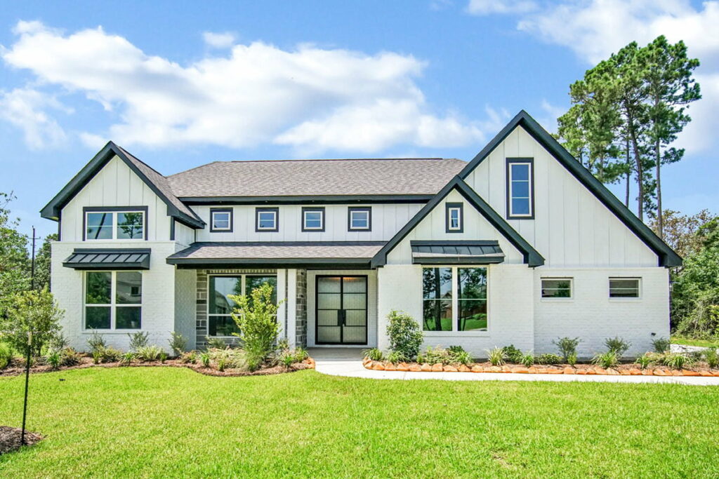 4-Bedroom 1-Story Modern Farmhouse with Private Master Bedroom (Floor Plan)